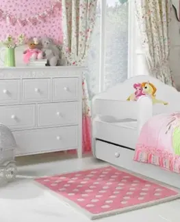 ArtAdrk Detská posteľ CASIMO | so zásuvkou a zábranou Prevedenie: Princezná s koňom