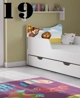 Detská posteľ SMB - zvieratá Prevedenie: Obrázok č.20
