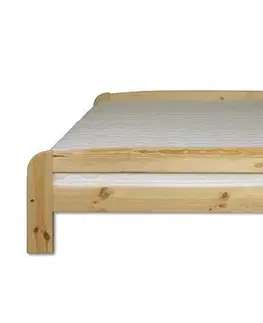 Manželská posteľ - masív LK108 | 120cm borovica Morenie: Orech