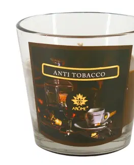 Arome Vonná sviečka v skle Anti Tobacco, 120 g 