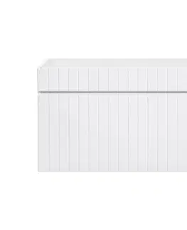 ArtCom Kúpeľňová skrinka s umývadlom a doskou ICONIC White DU100/1 | 100 cm