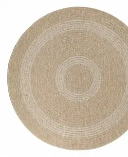 Vopi Kusový koberec Comilla 0886 beige, priemer 120 cm