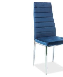 Signal Jedálenská stolička H237 velvet Farba: Sivá
