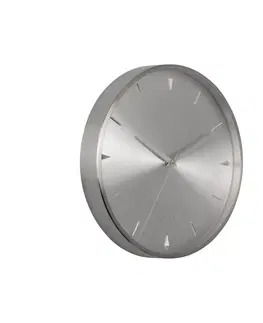 Karlsson 5896SI dizajnové nástenné hodiny