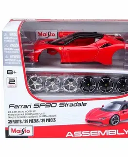 Stavebnica M. Ferrari Assembly line, červená, 1:24
