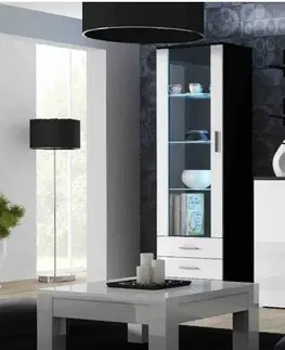 ArtCam Obývacia stena SOHO 3 Farba: biela/čierny lesk