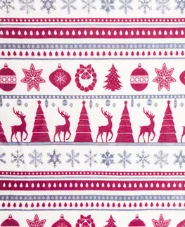 4home deka Soft Dreams Christmas Time červená, 150 x 200 cm