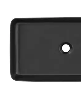 ArtCom Keramické umývadlo UM-6275 | SLIM 2 čierne