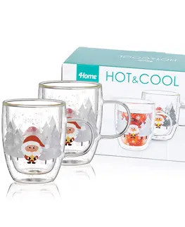4Home Termo pohár Mug Santa Hot&Cool 270 ml, 2 ks