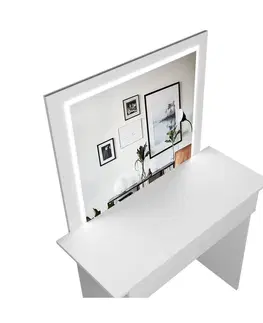 ArtIdz Toaletný stolík  DOROTHY s LED a zrkadlom