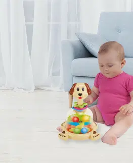 Rappa Hračka s guľôčkami Pes, 26 cm