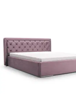 ArtIdz Čalúnená manželská posteľ DANIELLE 160 x 200 cm Farba: Sivá Vel 15