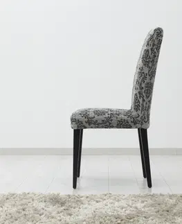 Forbyt Napínací poťah na stoličky Istanbul sivá, 40 x 60 cm, sada 2 ks