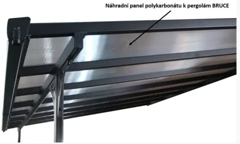 ArtRoja Panel polykarbonátu k pergolám BRUCE | 301 cm