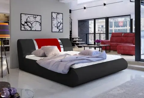 ArtElta Manželská posteľ FLAVIO | 180 x 200 cm Farba: Soft 11 / Soft 10