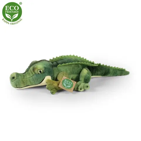 RAPPA - Plyšový krokodíl 34 cm ECO-FRIENDLY