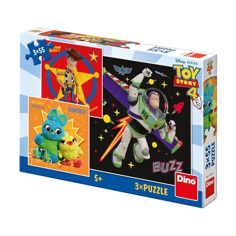DINOTOYS - TOY STORY 4 3x55 Puzzle