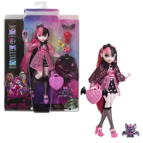 MATTEL - Monster High bábika monsterka - Draculaura