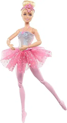 MATTEL - Barbie Svietiaca magická baletka s ružovou sukňou