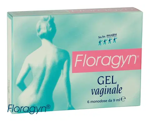 FLORAGYN - Vaginálny lubrikačný gél 6 x 9 ml