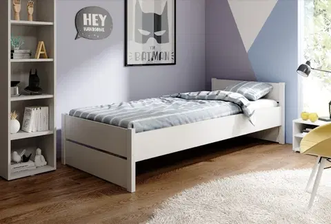 ArtAdrk Jednolôžková posteľ MARCELLO | 90 x 200 cm Prevedenie: bez úložného priestoru