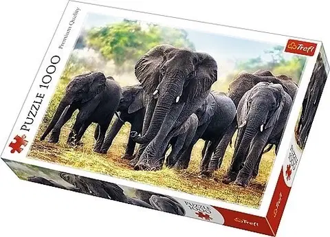 TREFL - Puzzle Africké slony