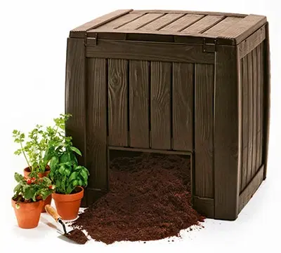 ArtRoja Záhradný kompostér DECO | hnedá 340L