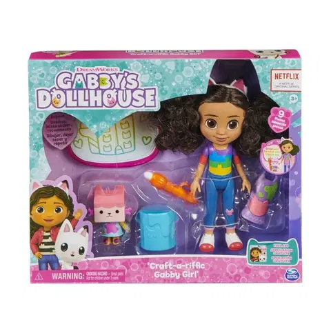 SPIN MASTER - Gabby'S Dollhouse Delux Bábika S Doplnkami K Tvoreniu