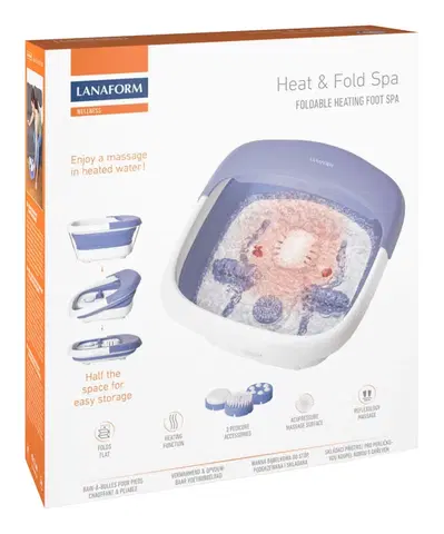 LANAFORM - Heat & Fold Spa kúpeľ nôh