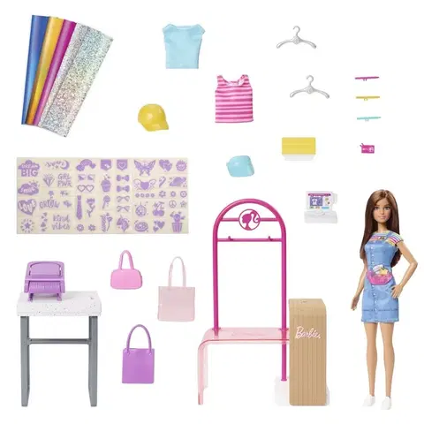 MATTEL - Barbie módne design štúdio s bábikou