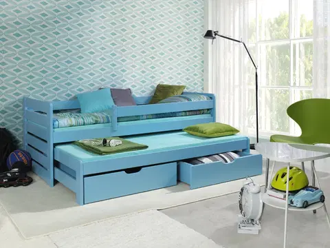 Detská posteľ s prístelkou Tomasz Prevedenie: Morenie - Akryl