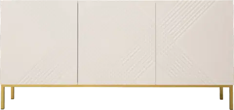 ArtSft Komoda SERO 160 Farba: biely lesk