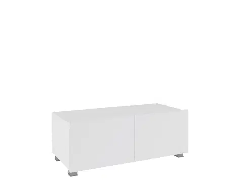 ArtGiB TV stolík 100 CALABRINI C-11 Farba: Biela / biely lesk