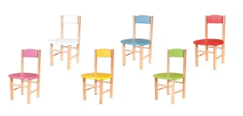 Drewmax Detská stolička AD251 Farba: Modrá