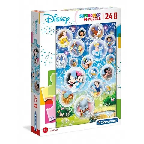 CLEMENTONI - puzzle maxi 24 Disney postavičky