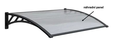 ArtRoja Panel polykarbonátu | priehľadná 1446 x 389 mm