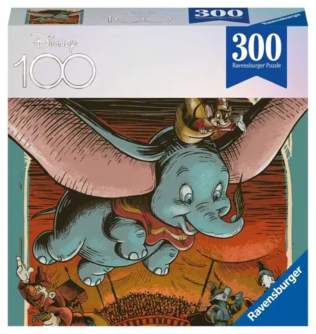 RAVENSBURGER - Disney 100 rokov: dumbo 300 dielikov