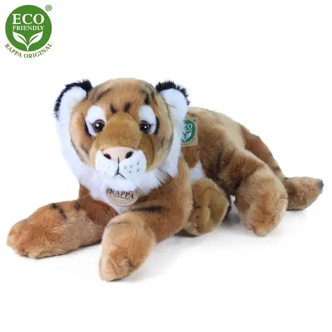 RAPPA - Plyšový tiger ležiaci 36 cm ECO-FRIENDLY