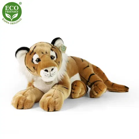 RAPPA - Plyšový tiger hnedý 60 cm ECO-FRIENDLY