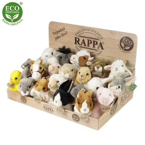 RAPPA - Displej exkluzívny plyš domáce zvieratá ECO-FRIENDLY