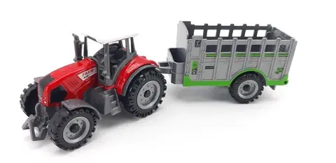WIKY - Kovový Traktor s ohrádkou 19cm - žltá