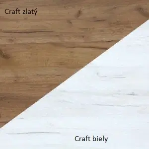 ARTBm Predsieň 3 Farba: Craft biely / craft zlatý