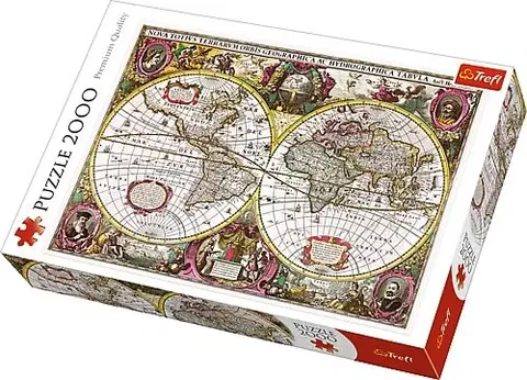 TREFL - puzzle 2000 Stará mapa