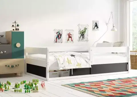 BMS Detská posteľ HUGO | 80 x 160 cm Farba: Biela