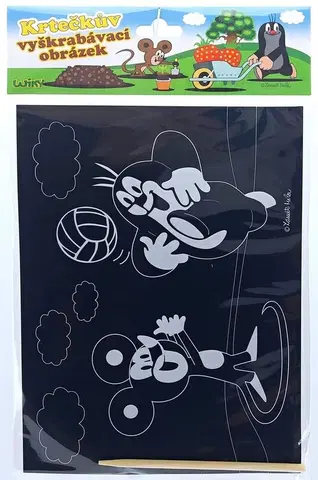 WIKY - Vyškrabovací obrázok Krtko 19x26cm
