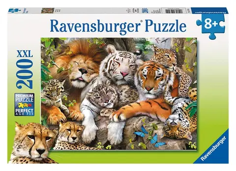 RAVENSBURGER - Veľké mačky 200 dielikov