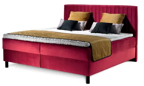 New Design  Manželská posteľ RETO 180 + topper