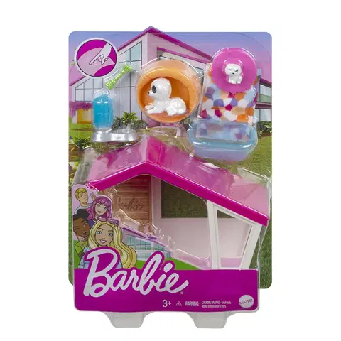 MATTEL - Barbie Mini Herný Set S Maznáčikom, Mix Produktov