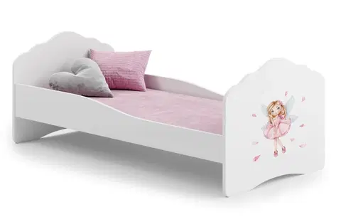 ArtAdrk Detská posteľ CASIMO Prevedenie: Víla s krídlami
