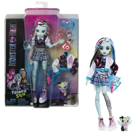MATTEL - Monster High bábika monsterka - Frankie